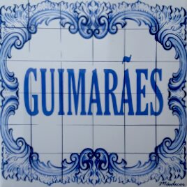 Azulejo decorado 15*15 cm motivo Guimarães