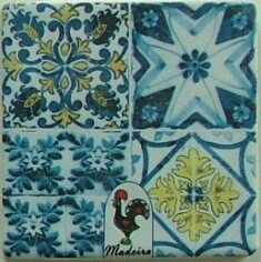 Azulejo decorado Multi Padrão 10x10cm