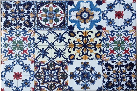 Azulejo decorado Multi Padrão 38 15x20cm