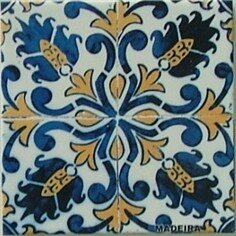 Azulejo decorado Padrão 20 15x15cm