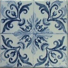 Azulejo decorado Padrão 31 15x15cm