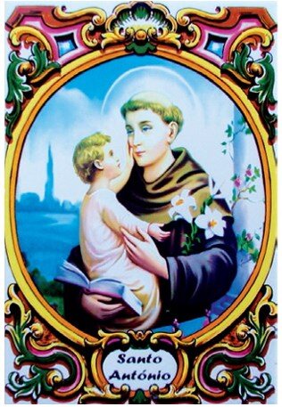 Azulejo decorado Santo António