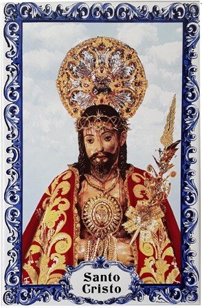 Azulejo decorado Santo Cristo