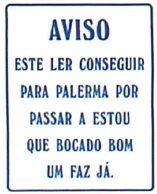Azulejo informativo 15*20 cm