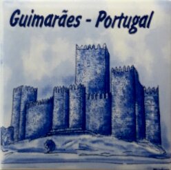 Magnético com azulejo decorado Guimarães 5X5cm