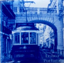 Magnético com azulejo decorado Lisboa 5X5cm