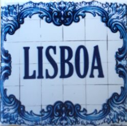 Magnético com azulejo decorado Lisboa 5X5cm