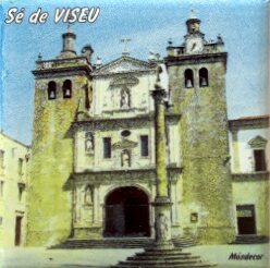 Magnético com azulejo decorado  Sede Viseu 5X5cm
